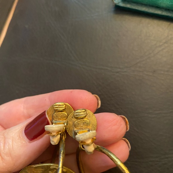 Chanel Hoop Disc Earrings - Picture 4 of 4